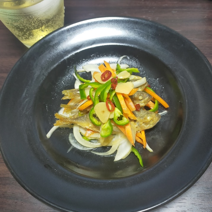 豆鯵の南蛮漬け☆下処理なし簡単!